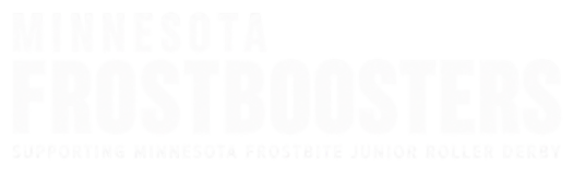 Minnesota Frostboosters, supporting Minnesota Frostbite junior roller derby.